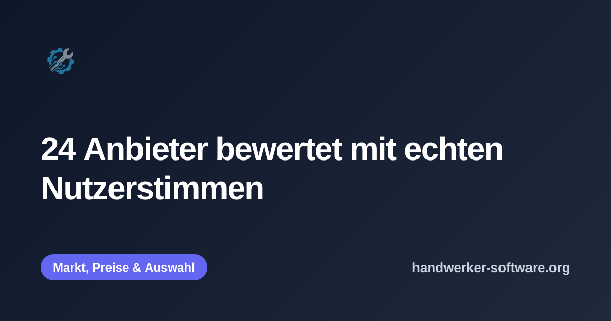 OpenGraph-Vorschaubild fuer 24 Anbieter bewertet mit echten Nutzerstimmen